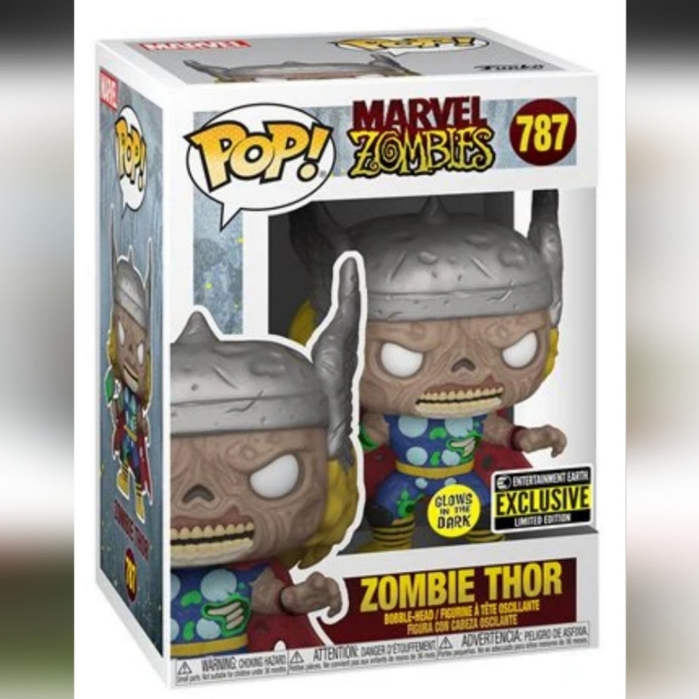 Funko POP zombie thor 787 - Brand New In Box Glow-in-the-Dark!!